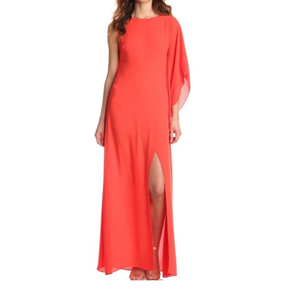BCBGMAXAZRIA Janus One-Shoulder Gown